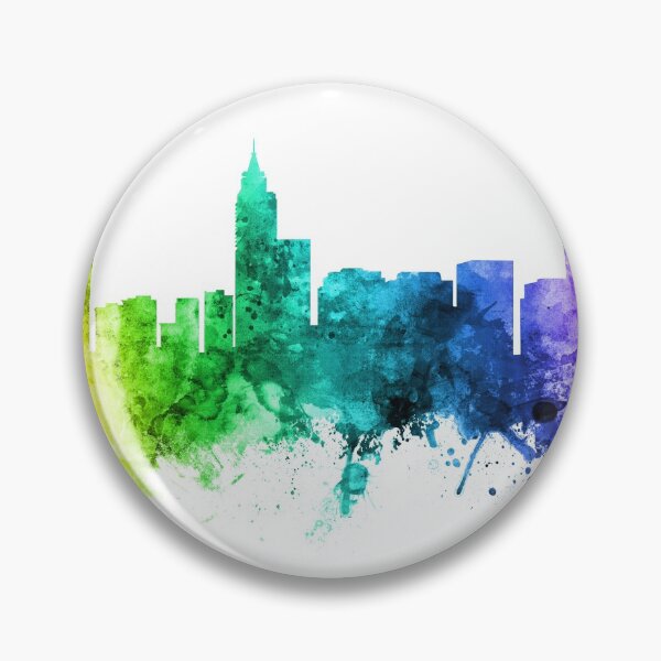 Item preview, Raleigh North Carolina Skyline designed and sold by ArtPrints.