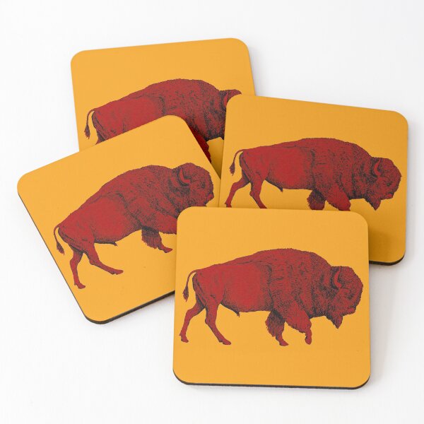 Item preview, Bison (red) designed and sold by CtlAltDel.