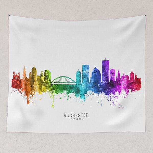 Item preview, Rochester New York Skyline designed and sold by ArtPrints.