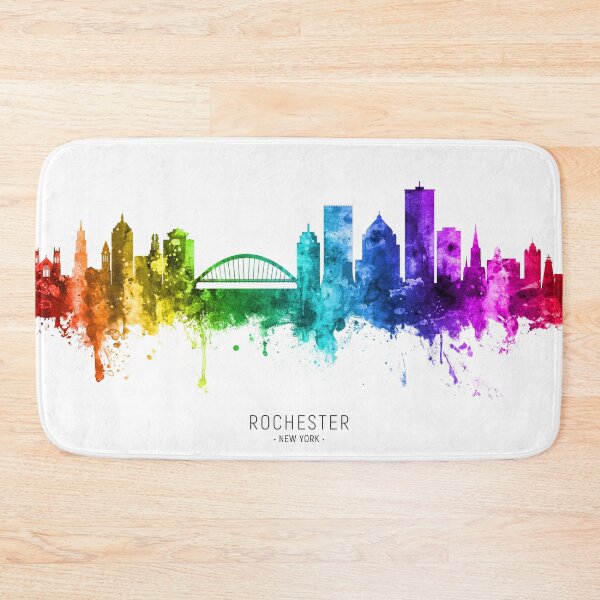 Artikelvorschau, Rochester New York Skyline entworfen und verkauft von ArtPrints.