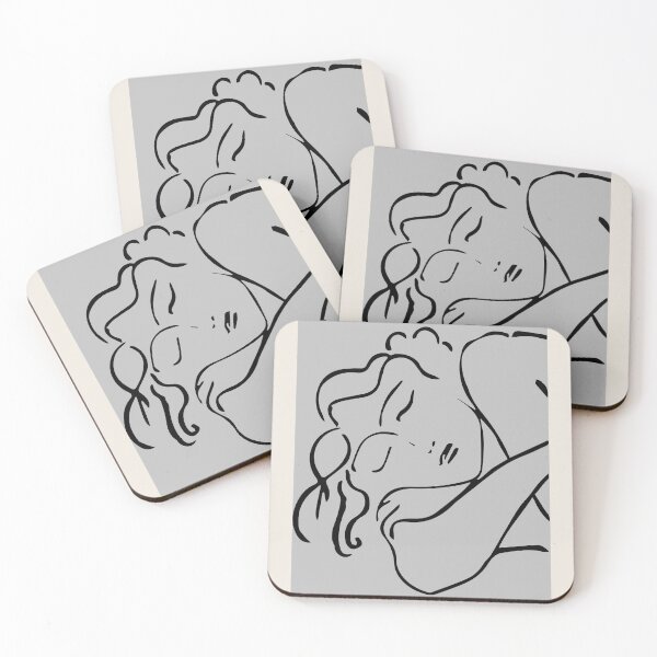 Item preview, Henri Matisse Essence of Line, Papier Decoupes Art gray, Matisse Cutout's Wall Art designed and sold by re-make-.