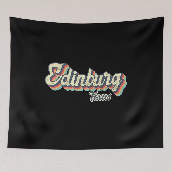 Item preview, Edinburg City Texas Retro Vintage 70s rainbow designed and sold by Teelogic.