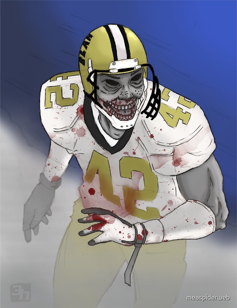 "Zombie Football" by measpiderweb | Redbubble