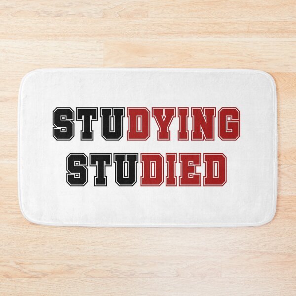 Item preview, Studying Studied - black and red - back to school designed and sold by hasbeenz.