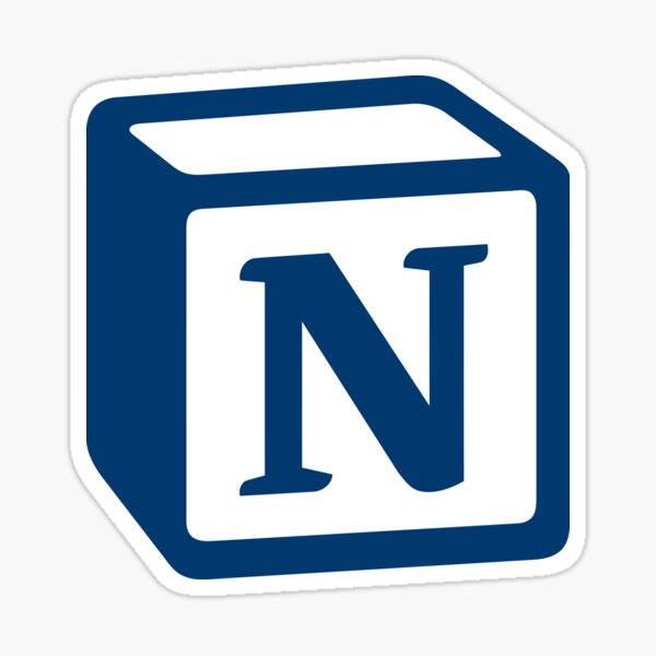 Notion Logo Dark Blue