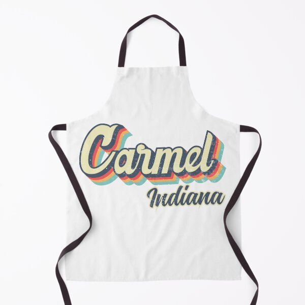 Item preview, Carmel City Indiana Retro Vintage 70s rainbow designed and sold by Teelogic.