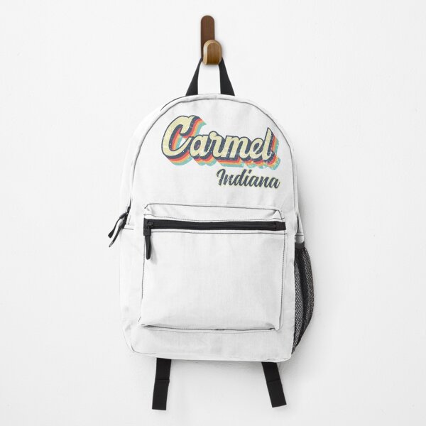 Item preview, Carmel City Indiana Retro Vintage 70s rainbow designed and sold by Teelogic.