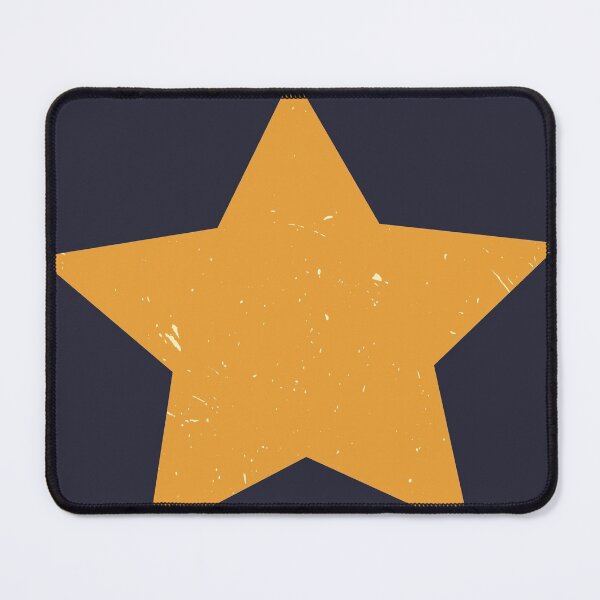 Item preview, Turmeric Yellow Retro Star Print  designed and sold by HStudioPrints.