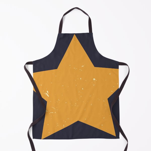 Item preview, Turmeric Yellow Retro Star Print designed and sold by HStudioPrints.