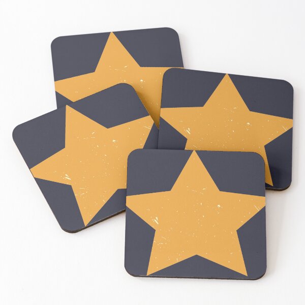 Item preview, Turmeric Yellow Retro Star Print  designed and sold by HStudioPrints.