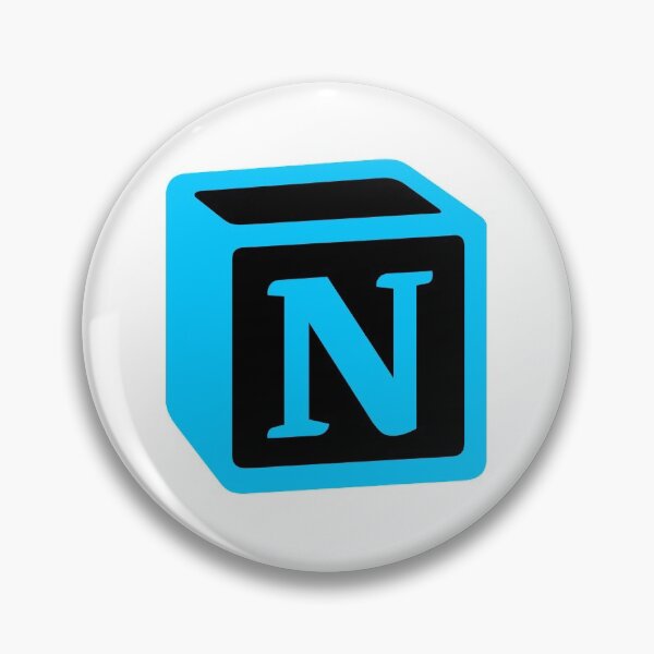 Item preview, Notion Logo Neon Blue designed and sold by PeterPrv.