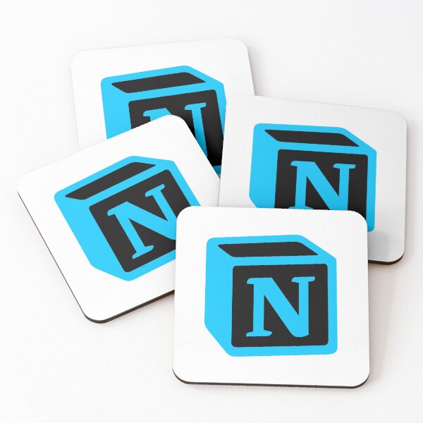 Item preview, Notion Logo Neon Blue designed and sold by PeterPrv.