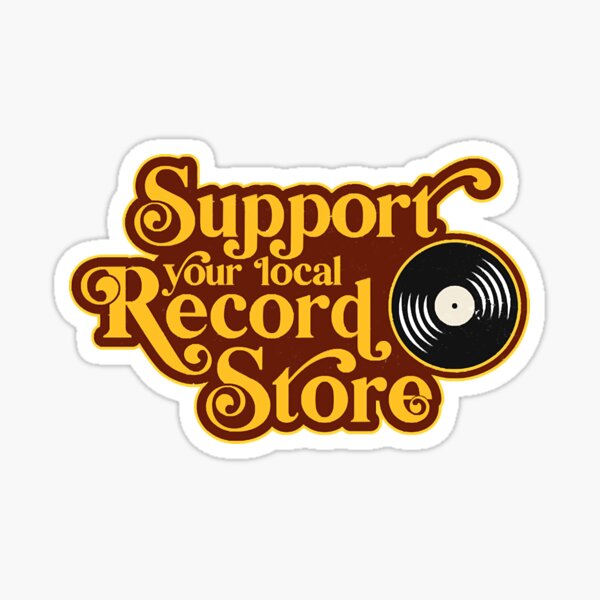 Vinyl Collector Vinyl Lover Vinyl Record Player' Sticker