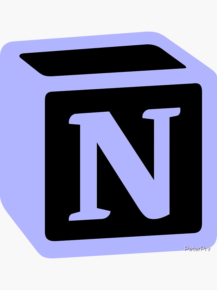 Notion Logo Neon Grey