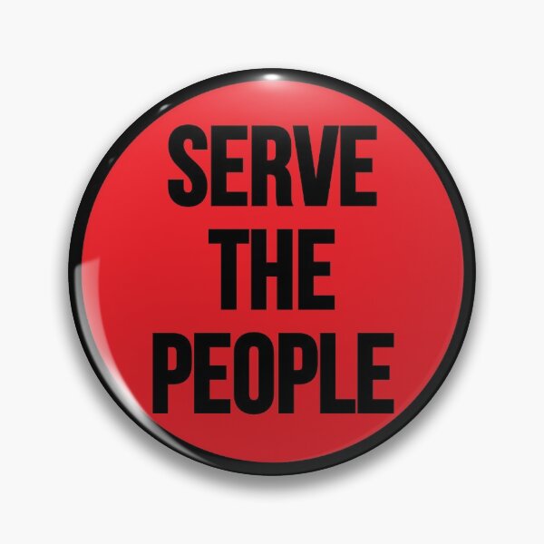 Item preview, Serve The People Mao Quote designed and sold by RevolutionInPaint.