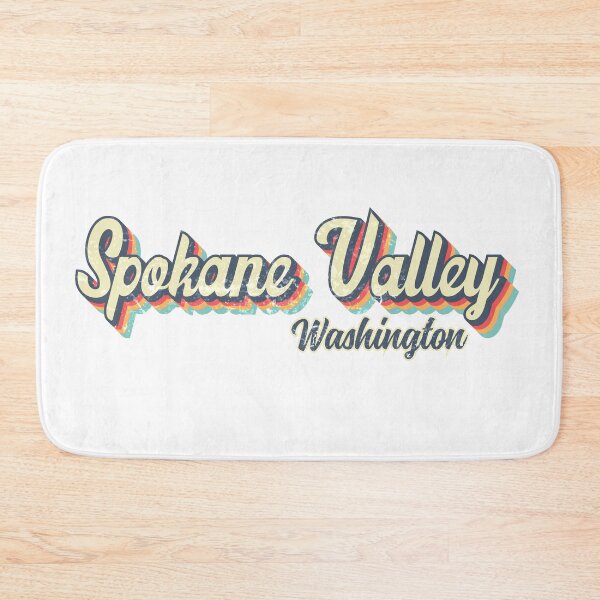Item preview, Spokane Valley City Washington Retro Vintage 70s rainbow designed and sold by Teelogic.