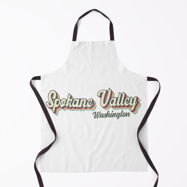 Item preview, Spokane Valley City Washington Retro Vintage 70s rainbow designed and sold by Teelogic.