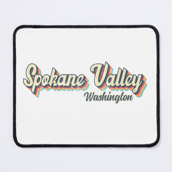Item preview, Spokane Valley City Washington Retro Vintage 70s rainbow designed and sold by Teelogic.