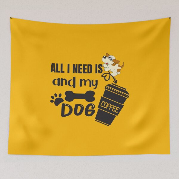 Item preview, All i need is coffee and my dog, International coffee day designed and sold by Sasikharn.