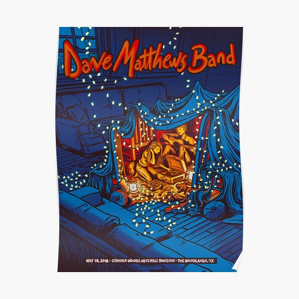 Dave Matthew Band Cynthia Woods Poster