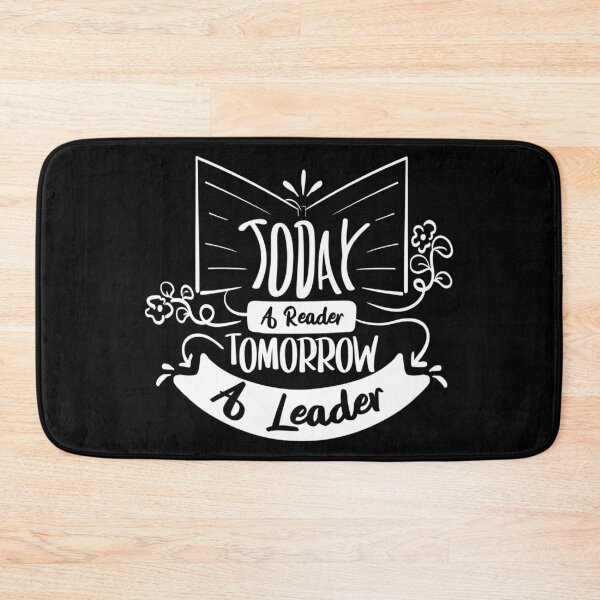 Item preview, Today A Reader Tomorrow A Leader Dark Edition - School Motivational Quote designed and sold by Karnefa.