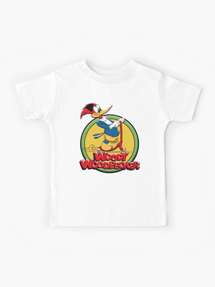 Woody Woodpecker camiseta Pajaro Loco Kelly verde manga larga camiseta  (mediano)
