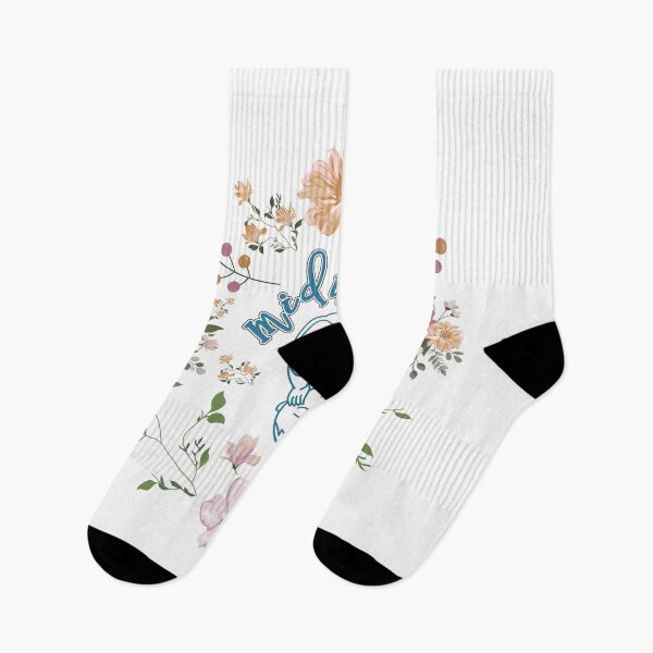 Item preview, Retro Midwife Floral babies Thank you Labor and Delivery designed and sold by Dolphin Graphic.