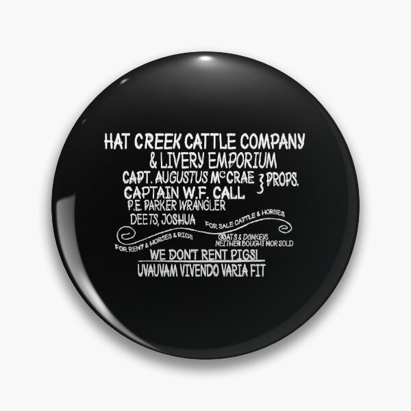 Artikelvorschau, Hat Creek Rinder Firmenschild - Von Lonesome Dove entworfen und verkauft von Centano94.
