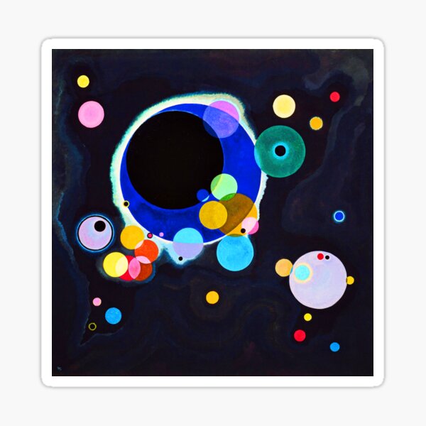 Item preview, KANDINSKY HD - Several Circles 1926 Art  designed and sold by gologodesigns.