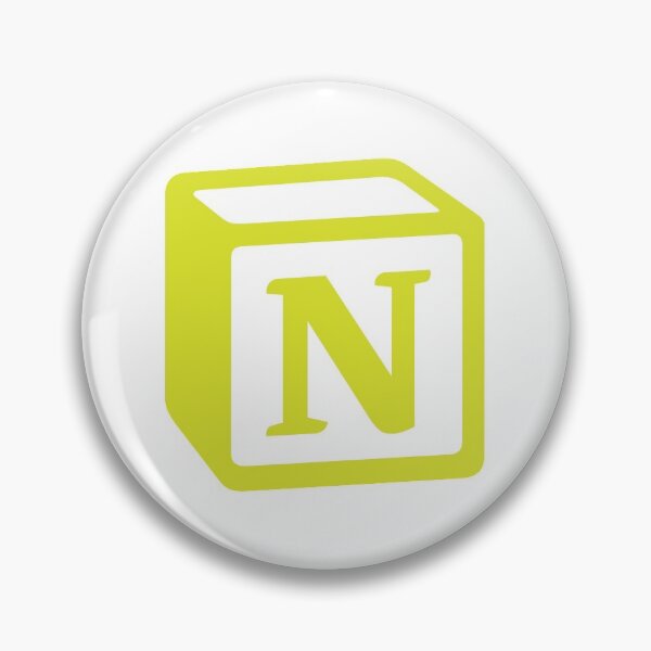 Item preview, Notion Logo Yellow designed and sold by PeterPrv.