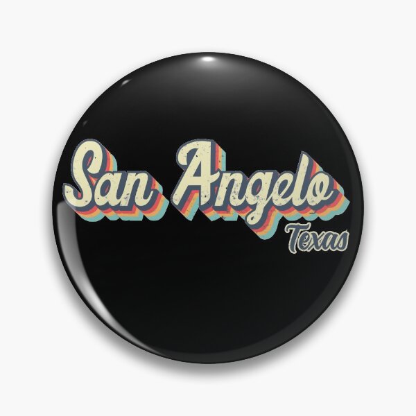 Item preview, San Angelo City Texas Retro Vintage 70s rainbow designed and sold by Teelogic.