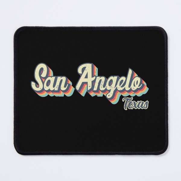 Item preview, San Angelo City Texas Retro Vintage 70s rainbow designed and sold by Teelogic.