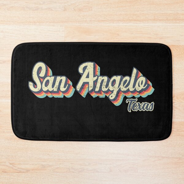 Item preview, San Angelo City Texas Retro Vintage 70s rainbow designed and sold by Teelogic.