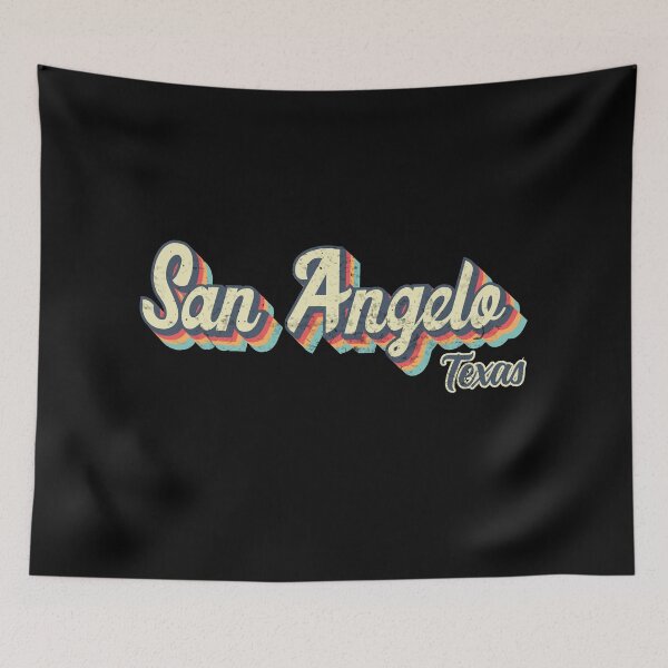 Item preview, San Angelo City Texas Retro Vintage 70s rainbow designed and sold by Teelogic.