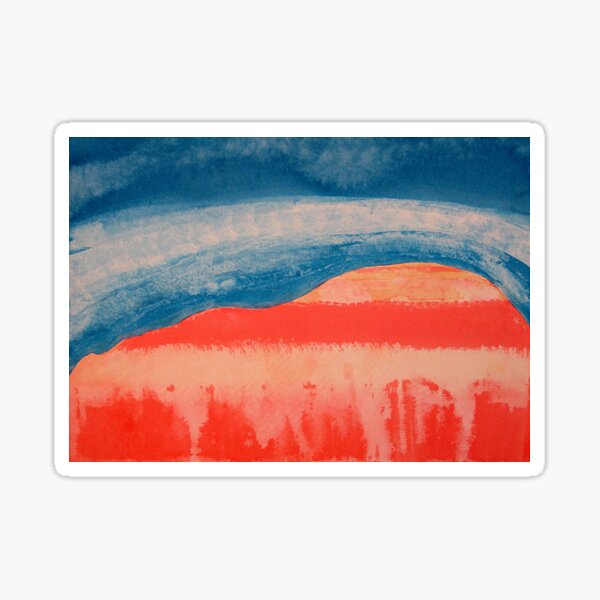 Ghost Ranch original painting Sticker