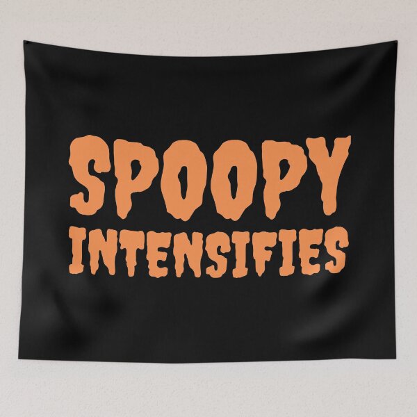 Item preview, Halloween Meme Spoopy Intensifies Spooky Intensifies Creepy Font designed and sold by Nathalie Aynié.