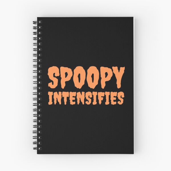 Item preview, Halloween Meme Spoopy Intensifies Spooky Intensifies Creepy Font designed and sold by Nathalie Aynié.