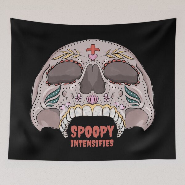 Item preview, Halloween Skull Spoopy Intensifies designed and sold by Nathalie Aynié.