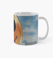 Halloween Pumpkin Graffiti Spraypainted Mug