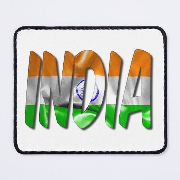Item preview, India Word With Flag Texture designed and sold by MarkUK97.