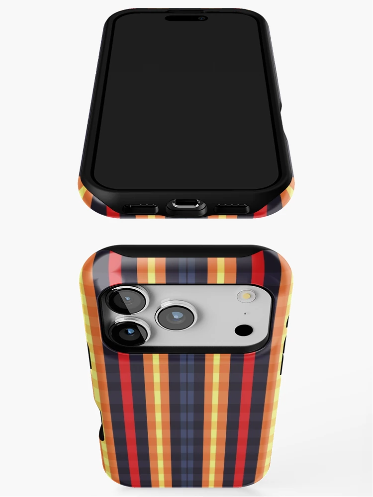 Thumbnail 3 of 4, iPhone Case, Plaid Design Colorful Patterns  designed and sold by ClassyPatterns.
