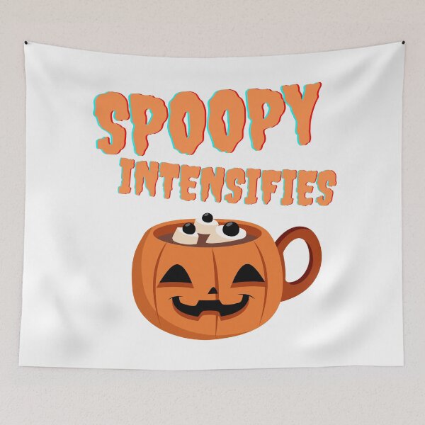 Item preview, Halloween Pumpkin Mug Spoopy Intensifies Funny Cute Gift designed and sold by Nathalie Aynié.