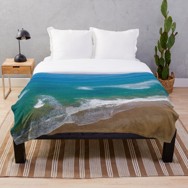 Blue Sea Throw Blanket