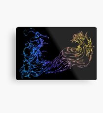 ° FINAL FANTASY ° Final Fantasy X Neon Logo Metal Print