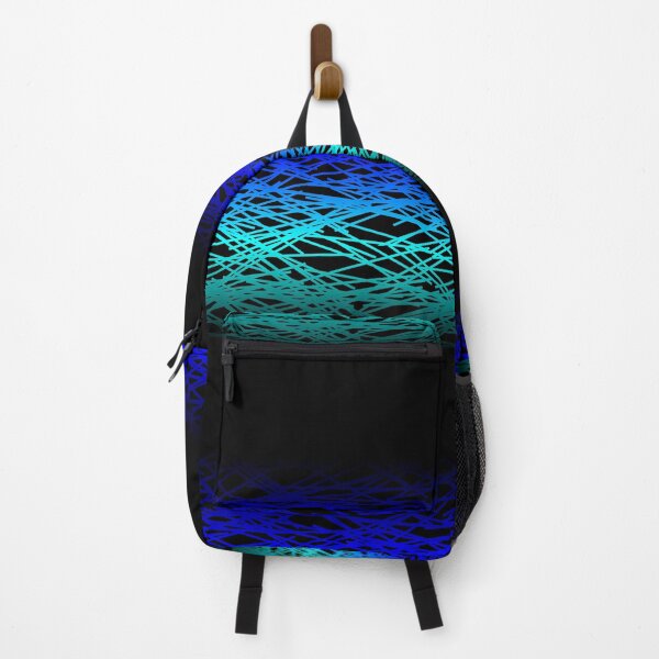 Item preview, Black, Blue and Light blue random stripe pattern designed and sold by jc007.