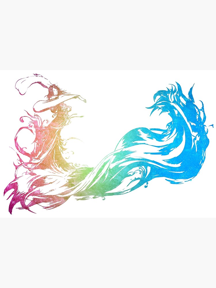 Final Fantasy ° Final Fantasy X Rainbow Logo Canvas Print For Sale By