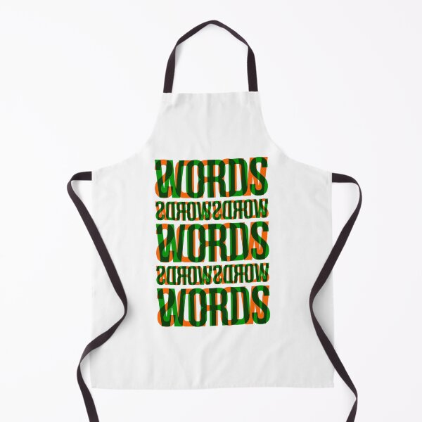 Item preview, Words Typography Stack (Green Orange) designed and sold by John Uttley.