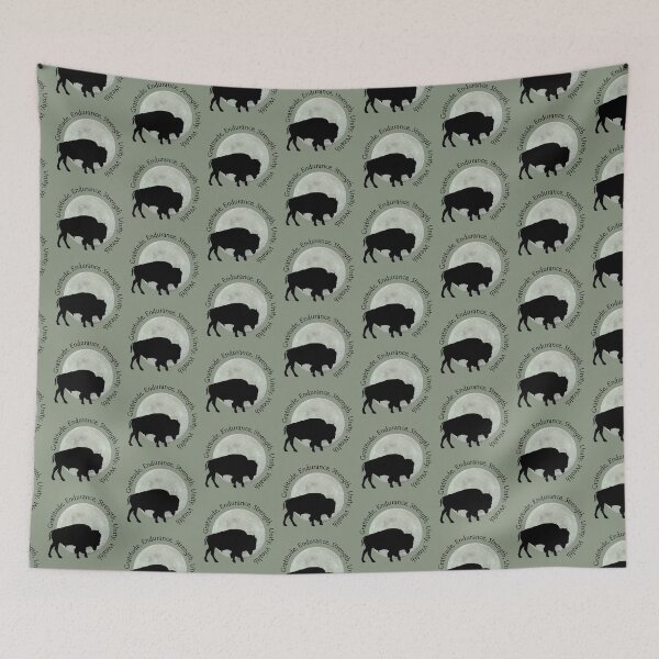 Item preview, Bison designed and sold by Prints4Pagans.