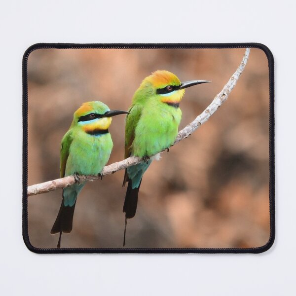 Bee Eater Branch Mouse Pad