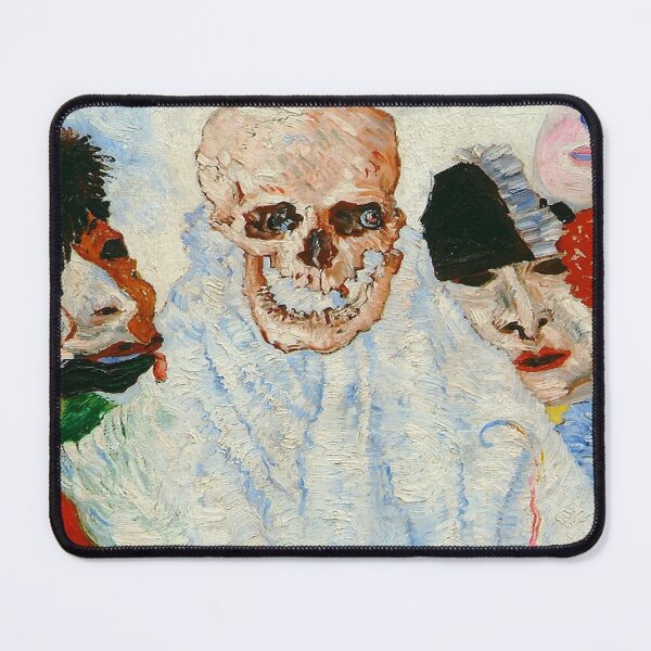Item preview,  Death and Beauty by James Ensor designed and sold by redoARTstore.